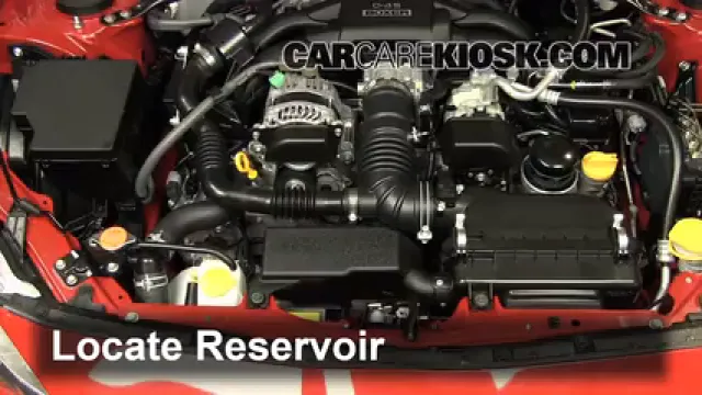 2013 Scion FR-S 2.0L 4 Cyl. Líquido limpiaparabrisas Agregar líquido